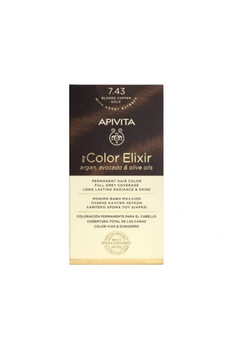 Apivita Боя за коса My Color Elixir интензивно тъмнорусо N6.44 - Pepit.bg