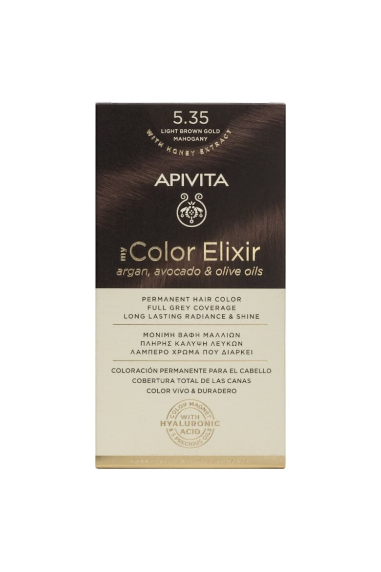 Apivita Боя за коса My Color Elixir интензивно тъмнорусо N6.44 - Pepit.bg