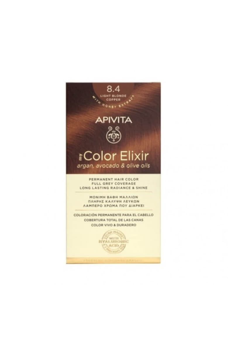 Apivita Боя за коса My Color Elixir интензивно тъмнорусо N6.44 - Pepit.bg