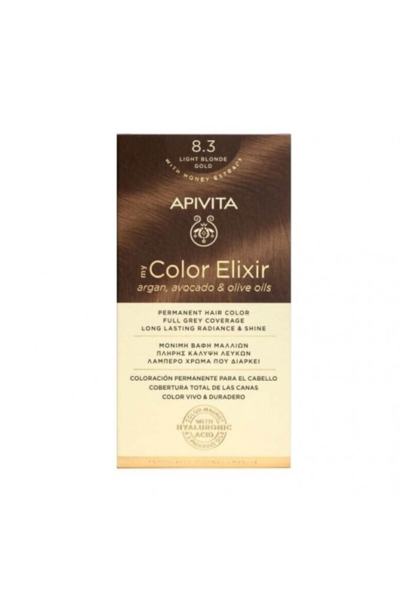 Apivita Боя за коса My Color Elixir интензивно тъмнорусо N6.44 - Pepit.bg