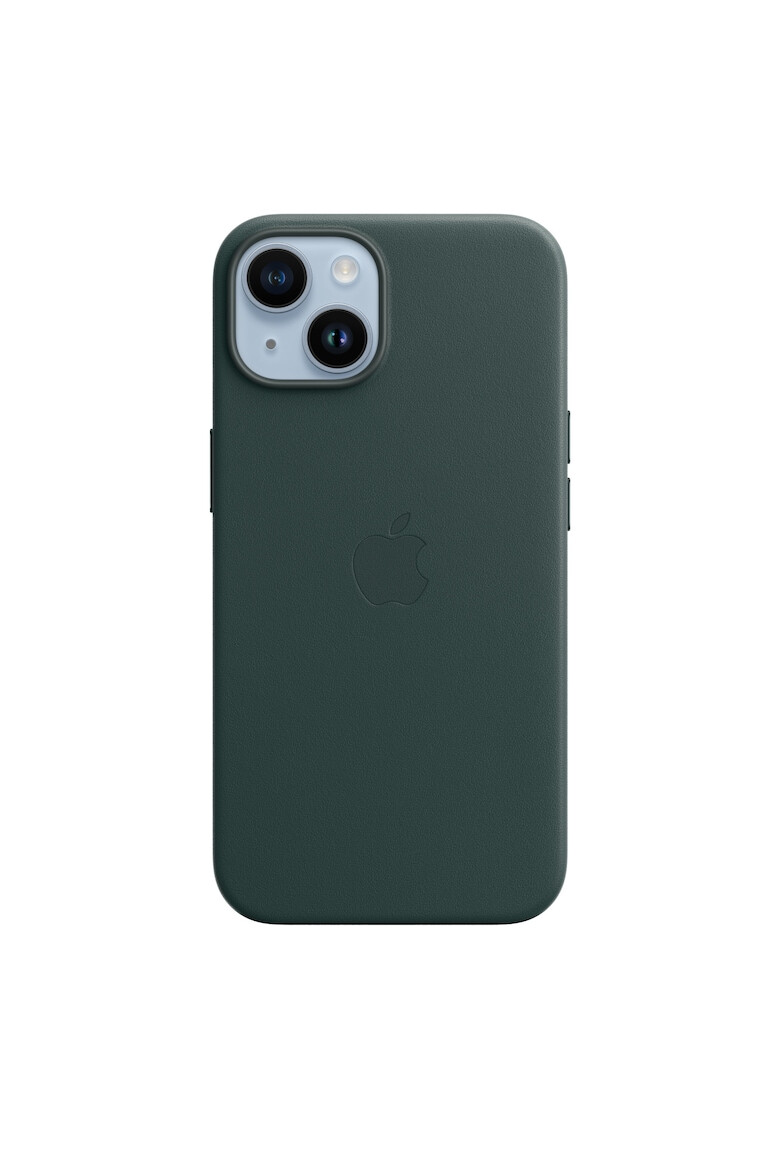Apple Калъф Leather Case with MagSafe - За iPhone 14 - Forest Green - Pepit.bg