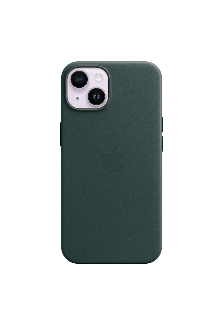 Apple Калъф Leather Case with MagSafe - За iPhone 14 - Forest Green - Pepit.bg