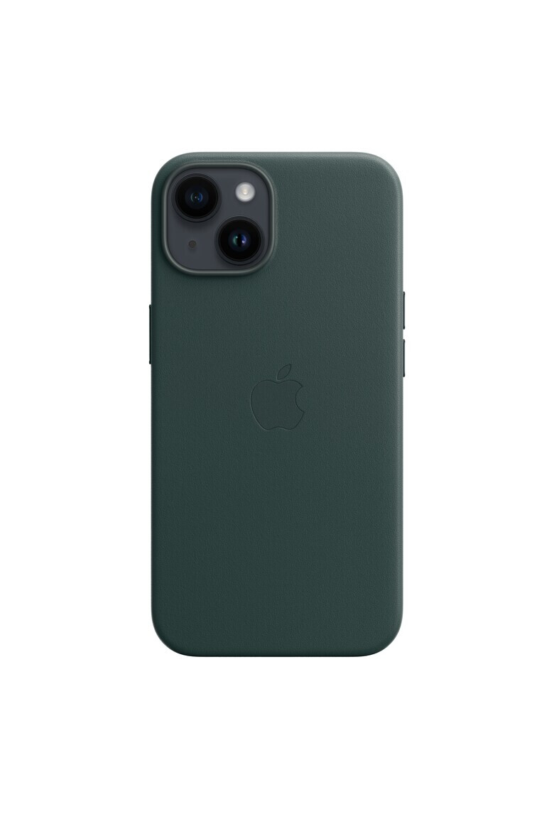 Apple Калъф Leather Case with MagSafe - За iPhone 14 - Forest Green - Pepit.bg