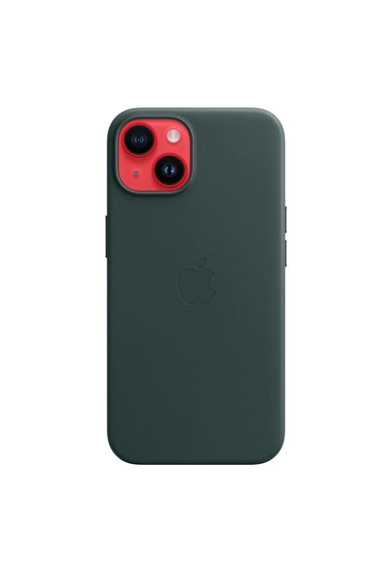 Apple Калъф Leather Case with MagSafe - За iPhone 14 - Forest Green - Pepit.bg