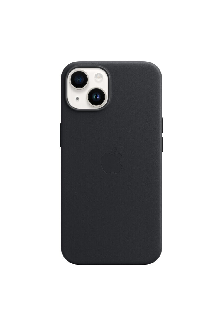 Apple Калъф Leather with MagSafe За iPhone 14 Midnight - Pepit.bg