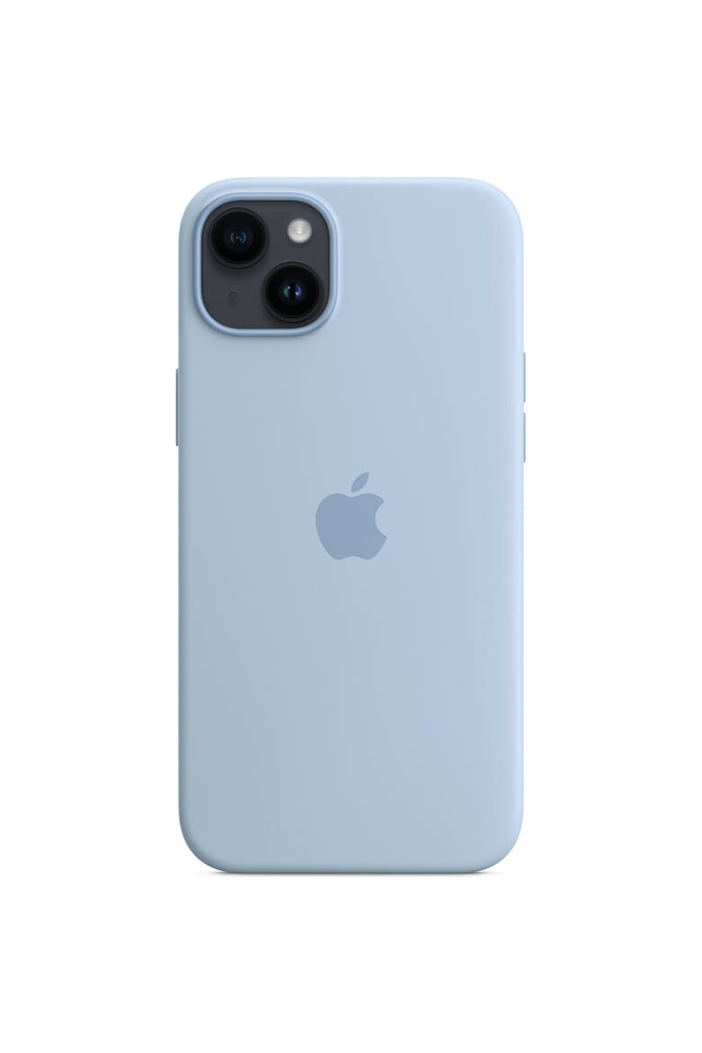 Apple Калъф Silicone Case with MagSafe - За iPhone 14 Plus - Sky - Pepit.bg