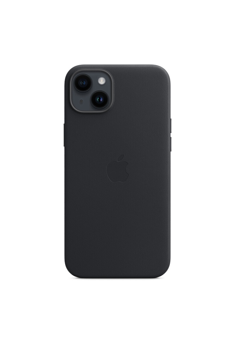Apple Предпазен калъф Leather Case with MagSafe за iPhone 14 Plus - Midnight - Pepit.bg