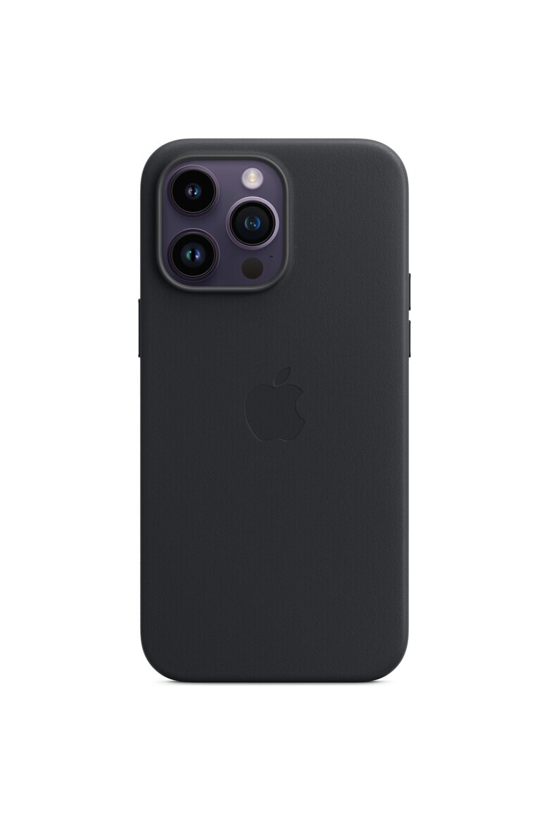 Apple Предпазен калъф Leather Case with MagSafe за iPhone 14 Pro Max - Midnight - Pepit.bg