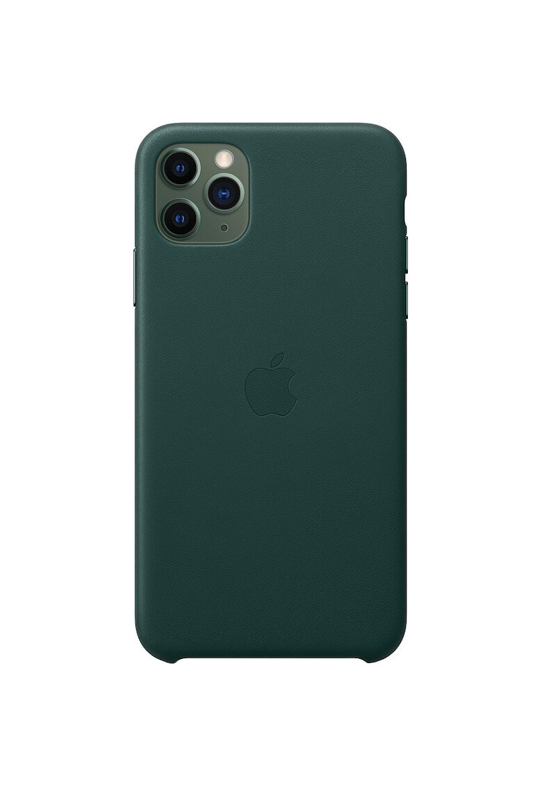 Apple Предпазен калъф за iPhone 11 Pro Max Кожа Forest Green - Pepit.bg