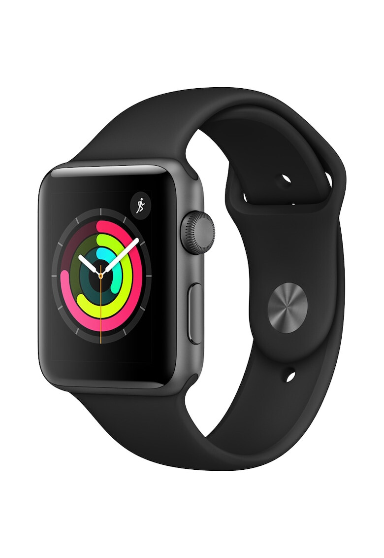 Apple Смарт часовник Watch 3 GPS Корпус 38 мм White Sport Band - Pepit.bg