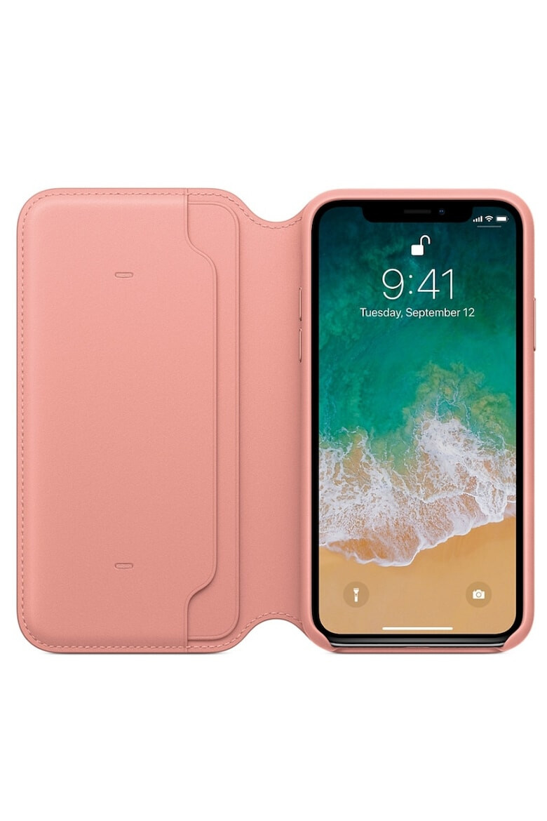 Apple Защитен калъф Folio за iPhone X - кожа - Pepit.bg