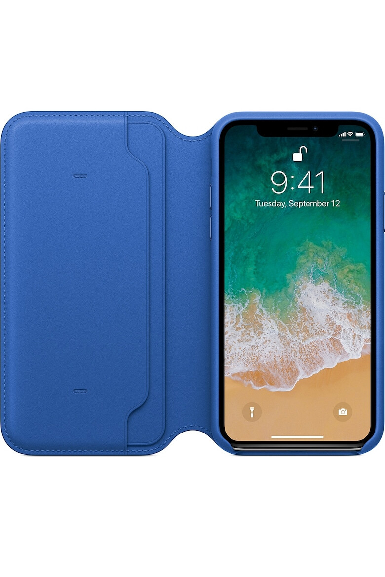 Apple Защитен калъф Folio за iPhone X - кожа - Pepit.bg
