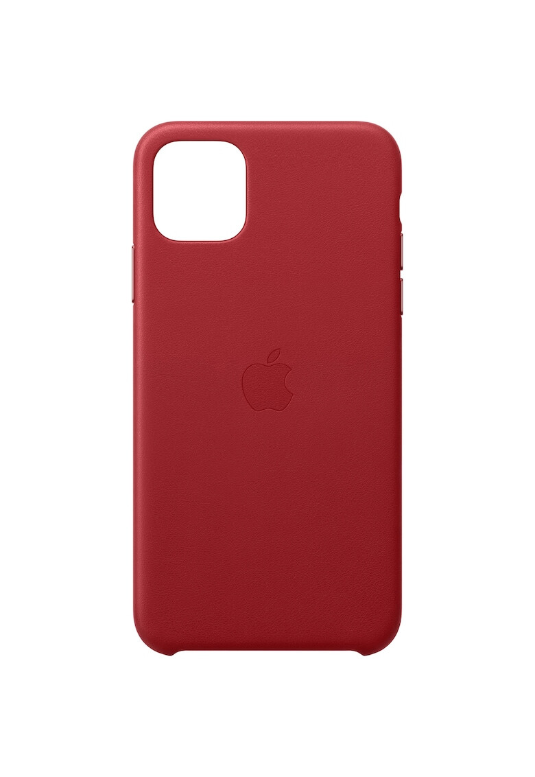 Apple Защитен калъф за iPhone 11 Pro Max Кожен Red - Pepit.bg