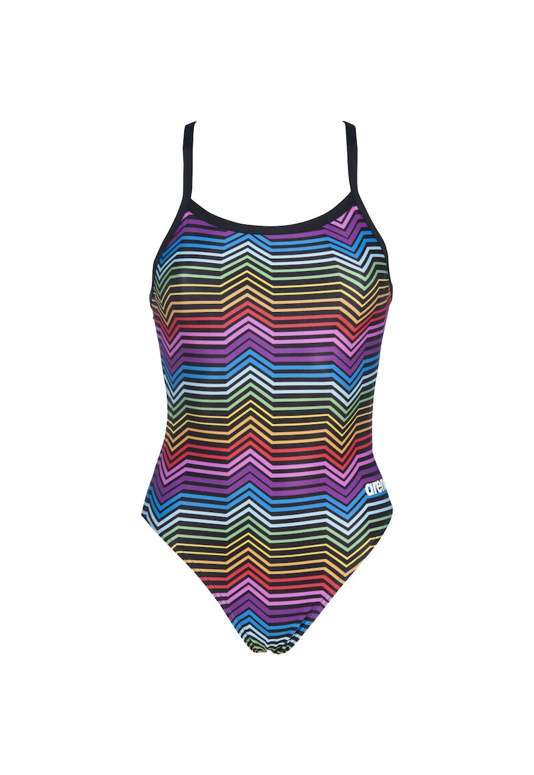 ARENA Бански костюм за жени One Piece MultiColors Stripes 34 Black/Color - Pepit.bg