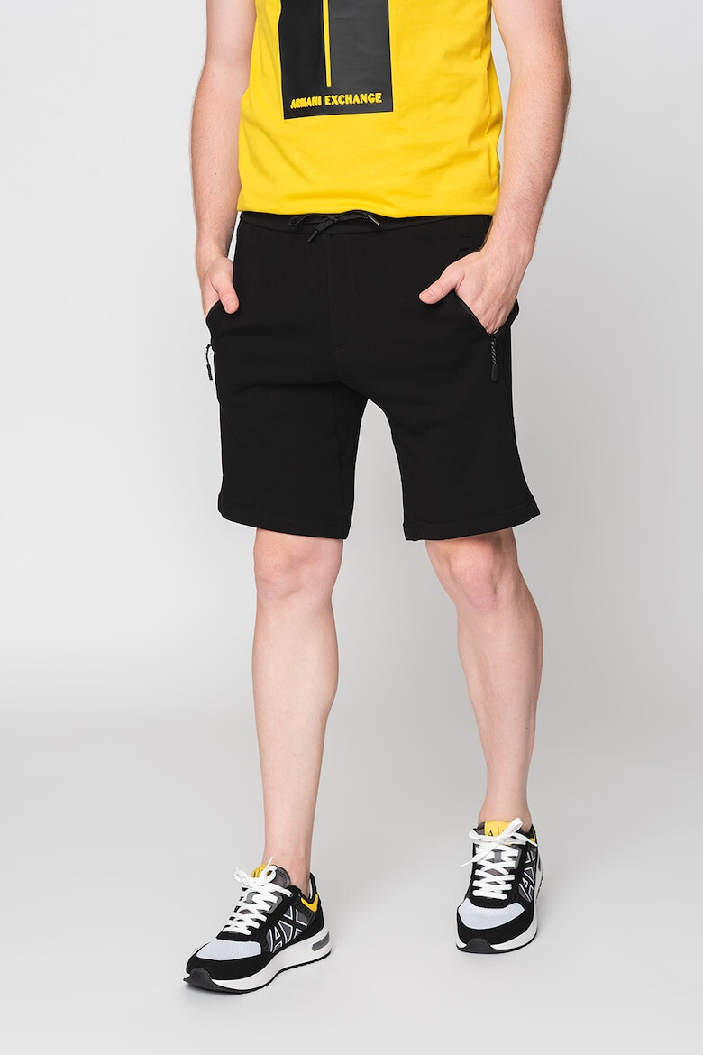 ARMANI EXCHANGE Бермуди с джобове с цип - Черен - Pepit.bg