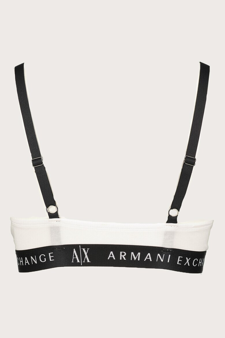 ARMANI EXCHANGE Бюстие с подплънки и лого - Pepit.bg