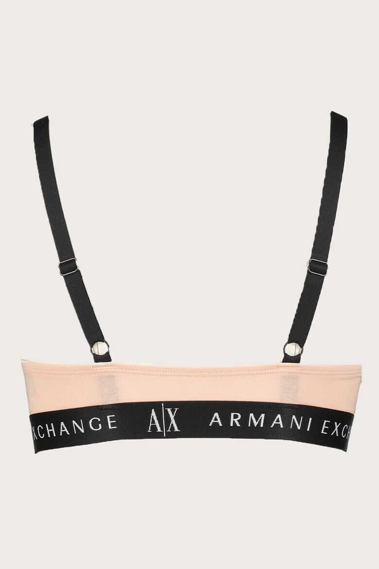 ARMANI EXCHANGE Бюстие с подплънки и лого - Pepit.bg