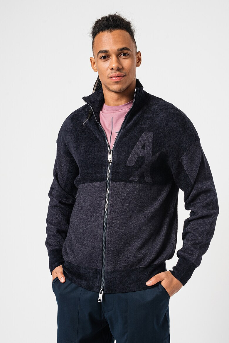 ARMANI EXCHANGE Блуза с цип и лого - Pepit.bg