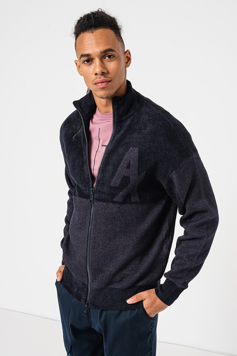 ARMANI EXCHANGE Блуза с цип и лого - Pepit.bg