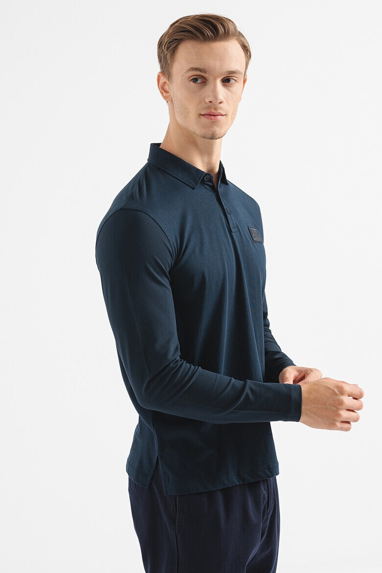 ARMANI EXCHANGE Блуза с яка и лого - Pepit.bg