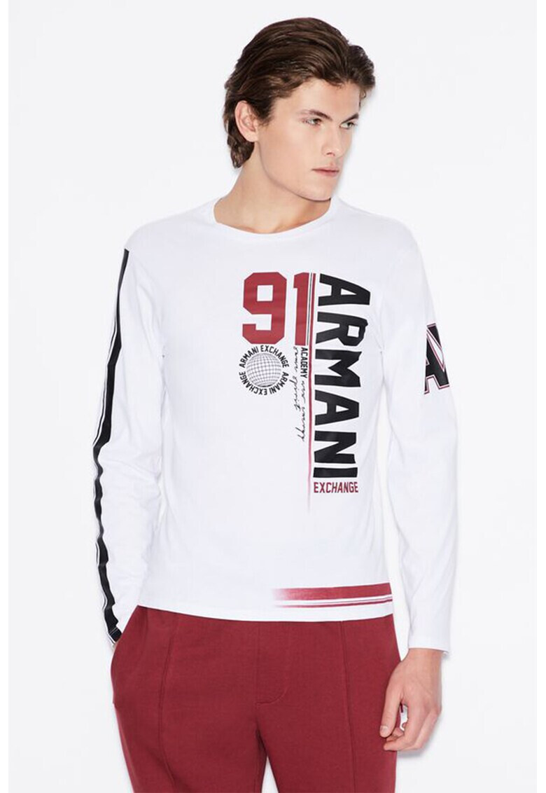 ARMANI EXCHANGE Блуза с лого - Pepit.bg