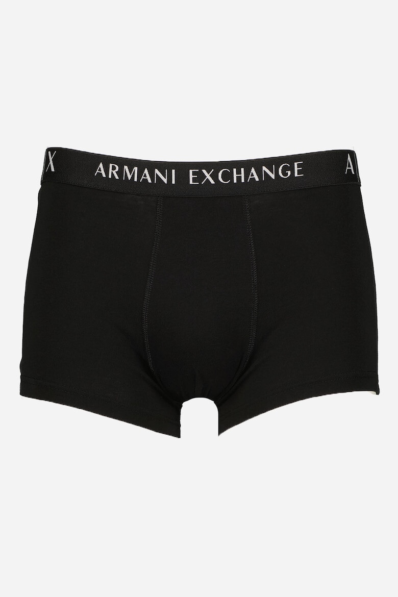 ARMANI EXCHANGE Боксерки с лого на талията - 2 чифта - Pepit.bg