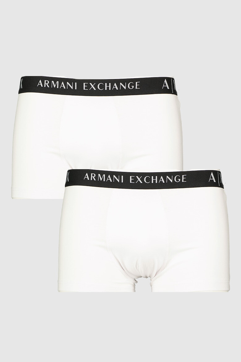 ARMANI EXCHANGE Боксерки с лого на талията - 2 чифта - Pepit.bg