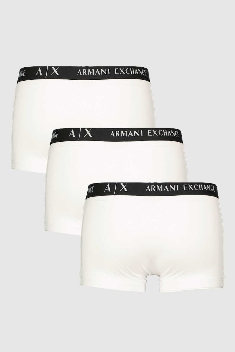 ARMANI EXCHANGE Боксерки с лого на талията - 3 чифта - Pepit.bg