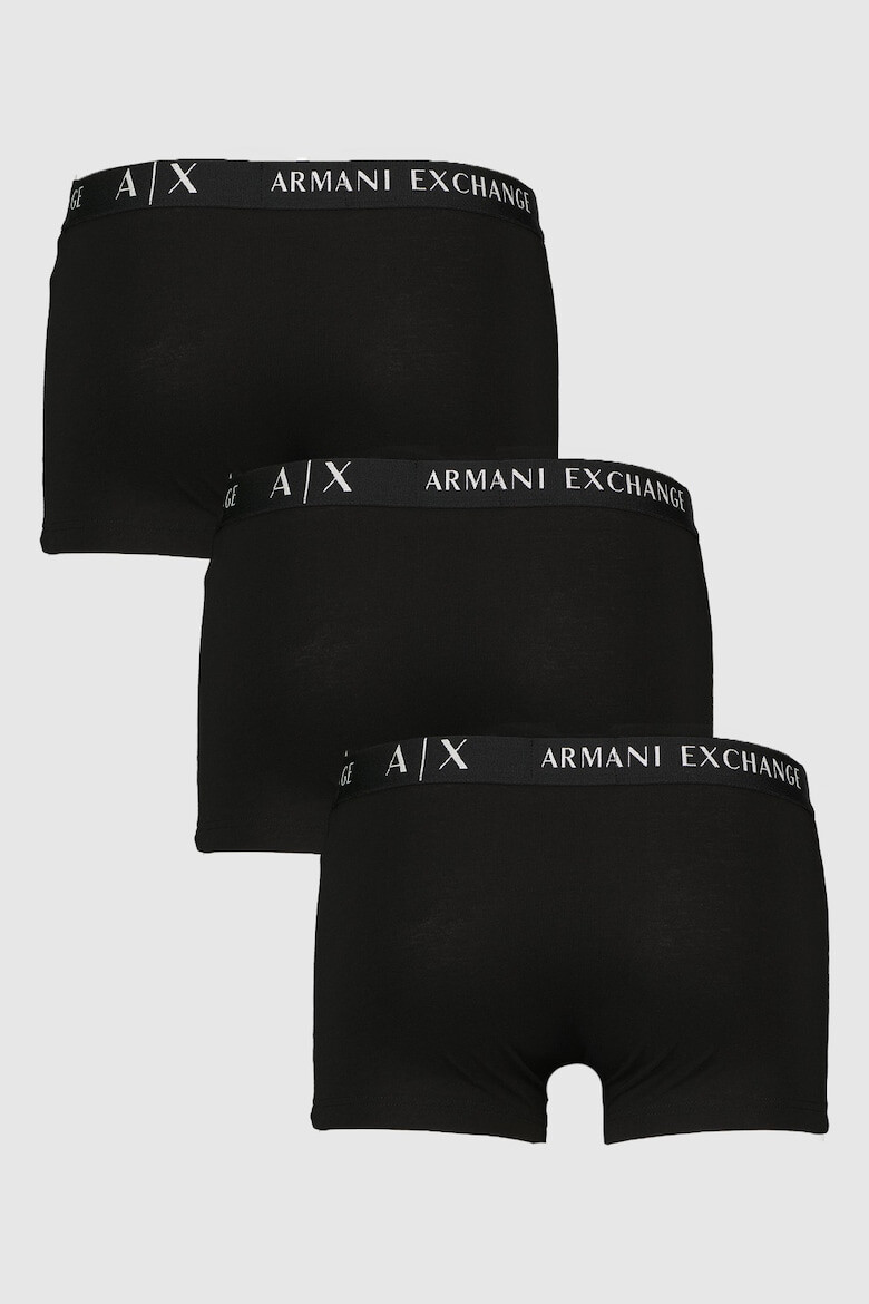 ARMANI EXCHANGE Боксерки с лого на талията - 3 чифта - Pepit.bg