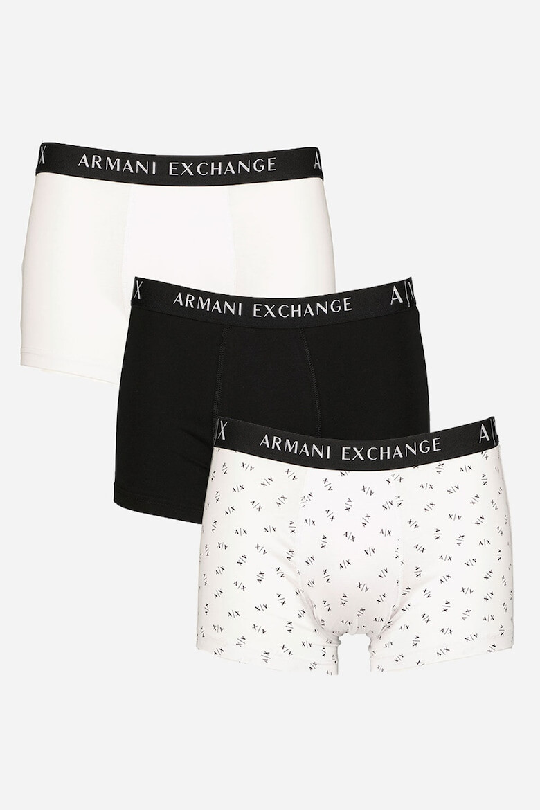 ARMANI EXCHANGE Боксерки с шарка и без шарка - 3 чифта - Pepit.bg