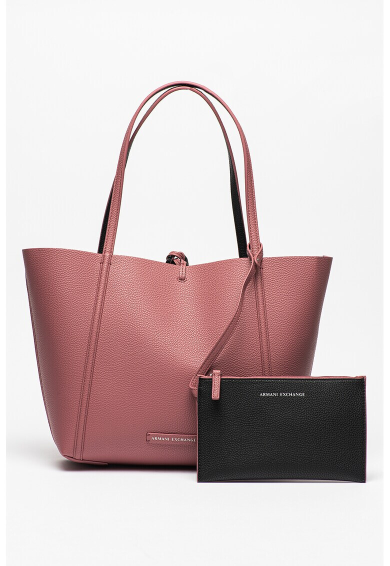 ARMANI EXCHANGE Двулицева шопинг чанта от еко кожа - Pepit.bg