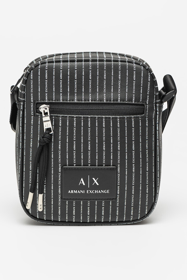 ARMANI EXCHANGE Чанта от еко кожа с монограм - Pepit.bg