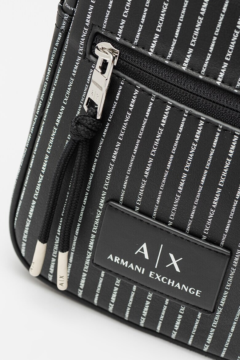 ARMANI EXCHANGE Чанта от еко кожа с монограм - Pepit.bg