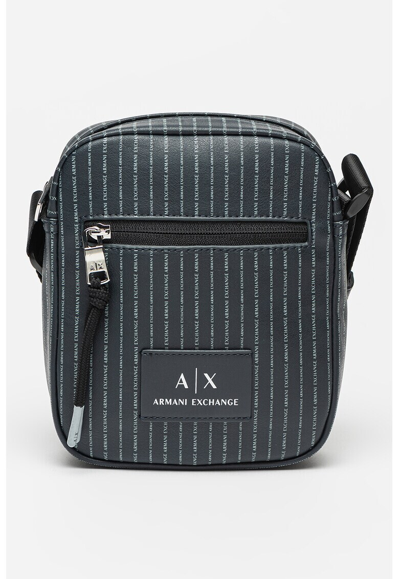 ARMANI EXCHANGE Чанта от еко кожа с монограм - Pepit.bg