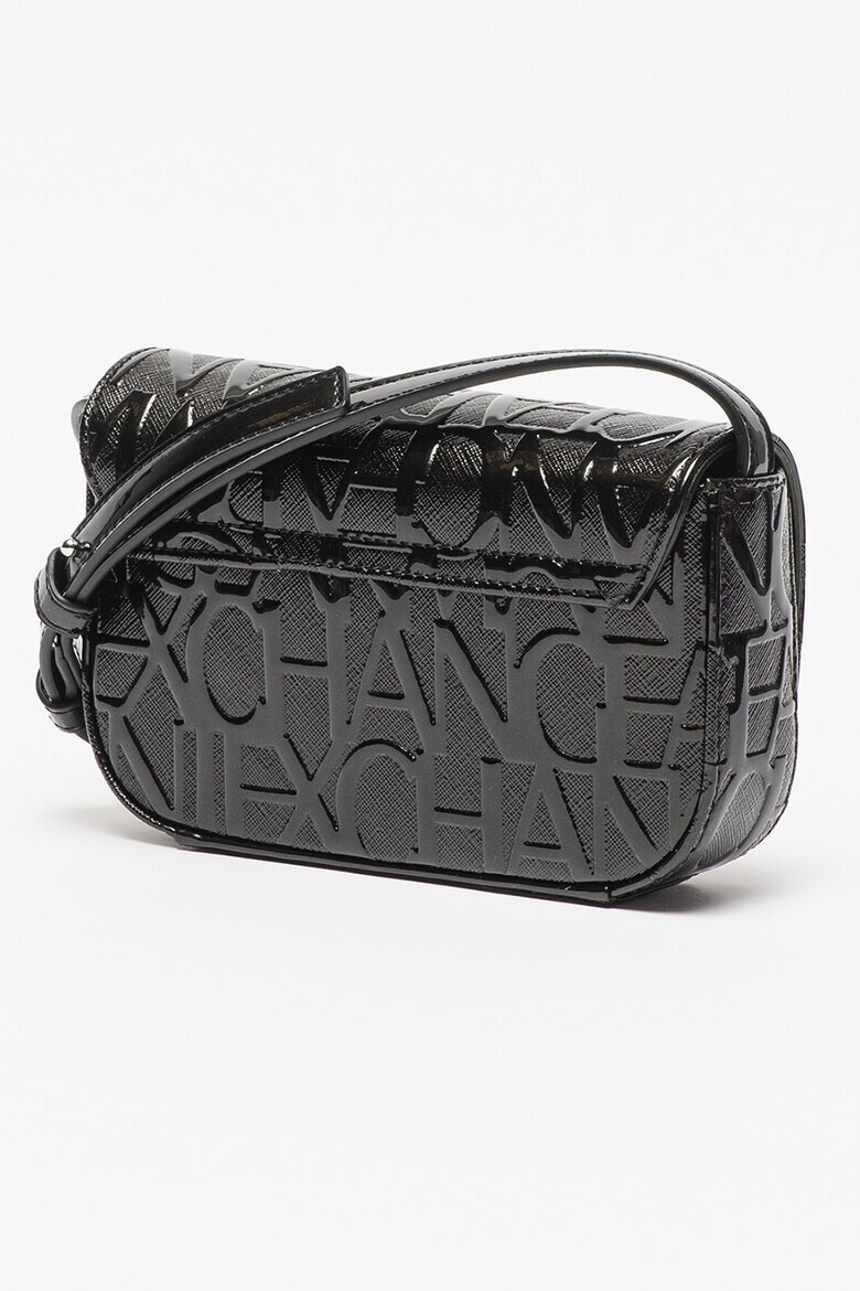 ARMANI EXCHANGE Чанта през рамо с лъскаво лого - Pepit.bg