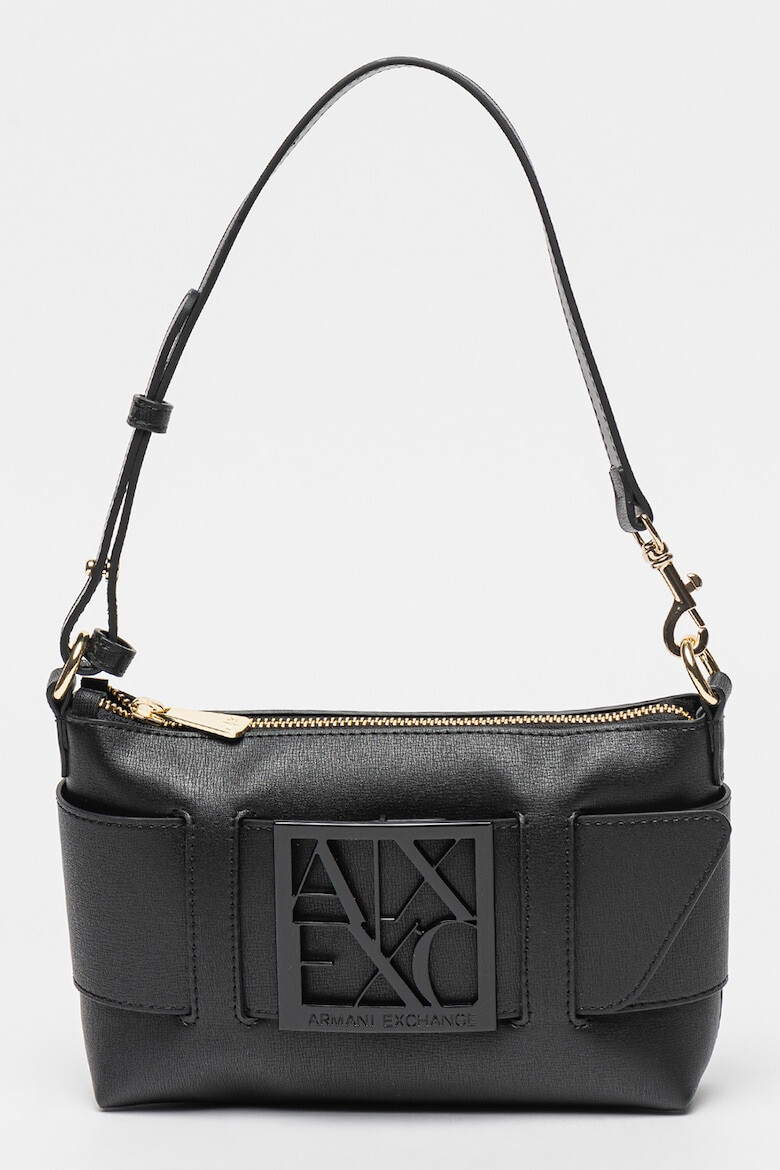 ARMANI EXCHANGE Чанта за рамо с лого - Черен - Pepit.bg