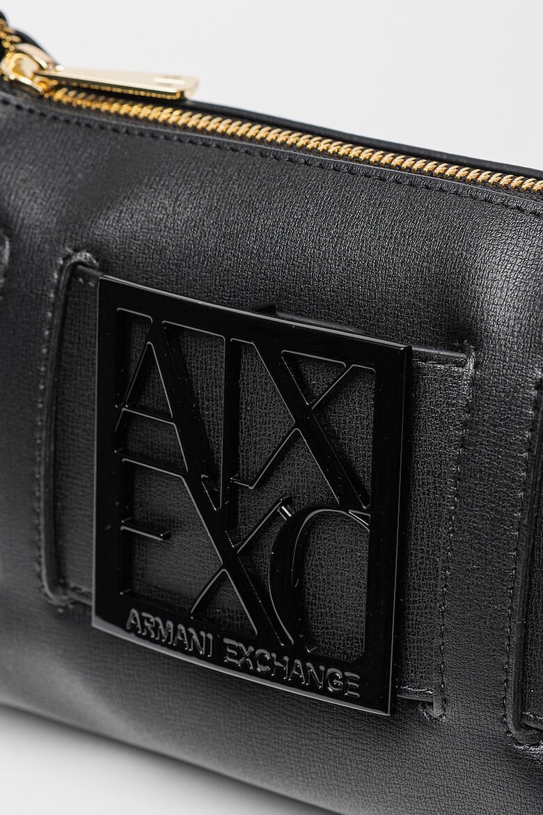 ARMANI EXCHANGE Чанта за рамо с лого - Черен - Pepit.bg