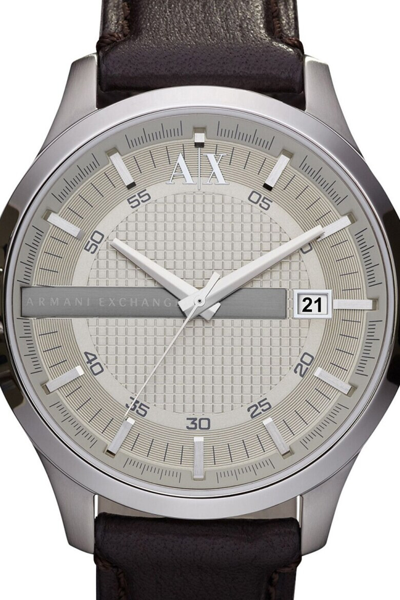ARMANI EXCHANGE Часовник Hampton с кожена каишка - Pepit.bg