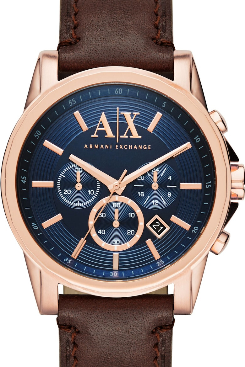 ARMANI EXCHANGE Часовник с кожена каишка - Pepit.bg