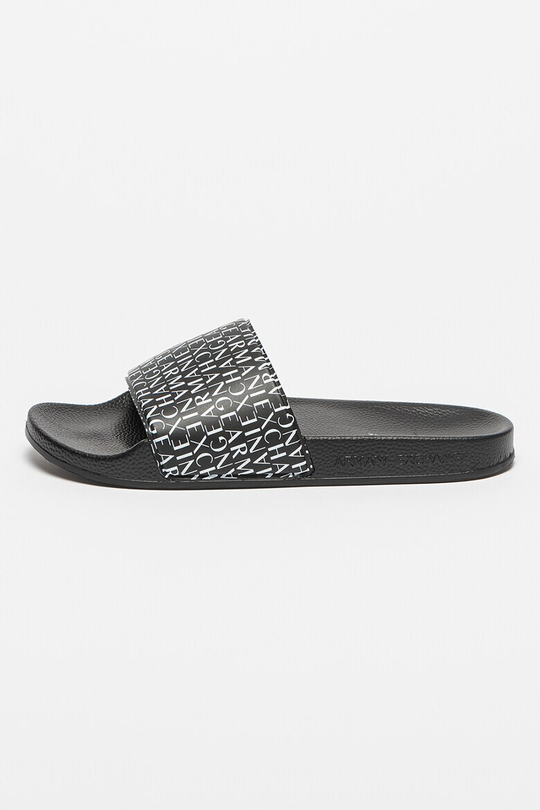 ARMANI EXCHANGE Чехли с десен с лого - Pepit.bg