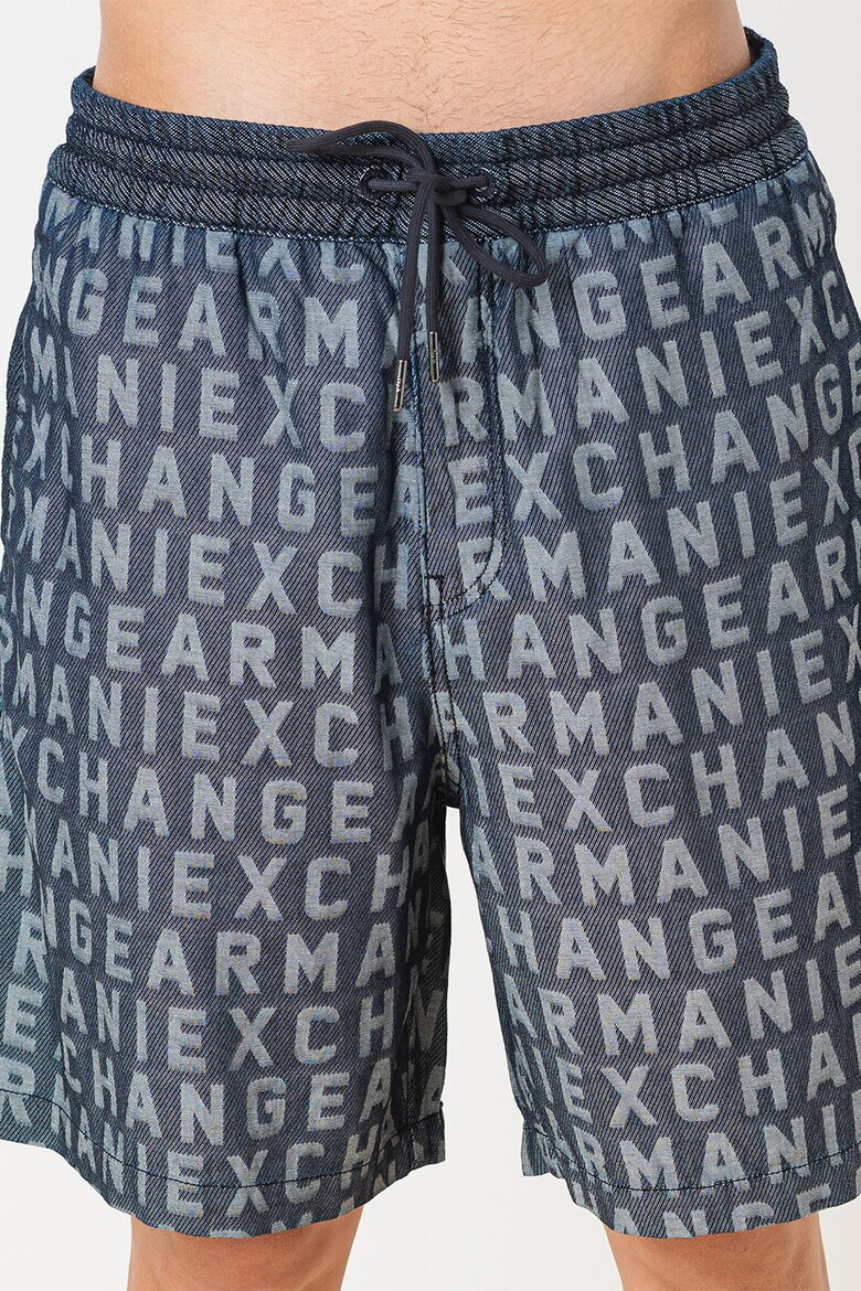 ARMANI EXCHANGE Десенирани бермуди с връзки - Pepit.bg