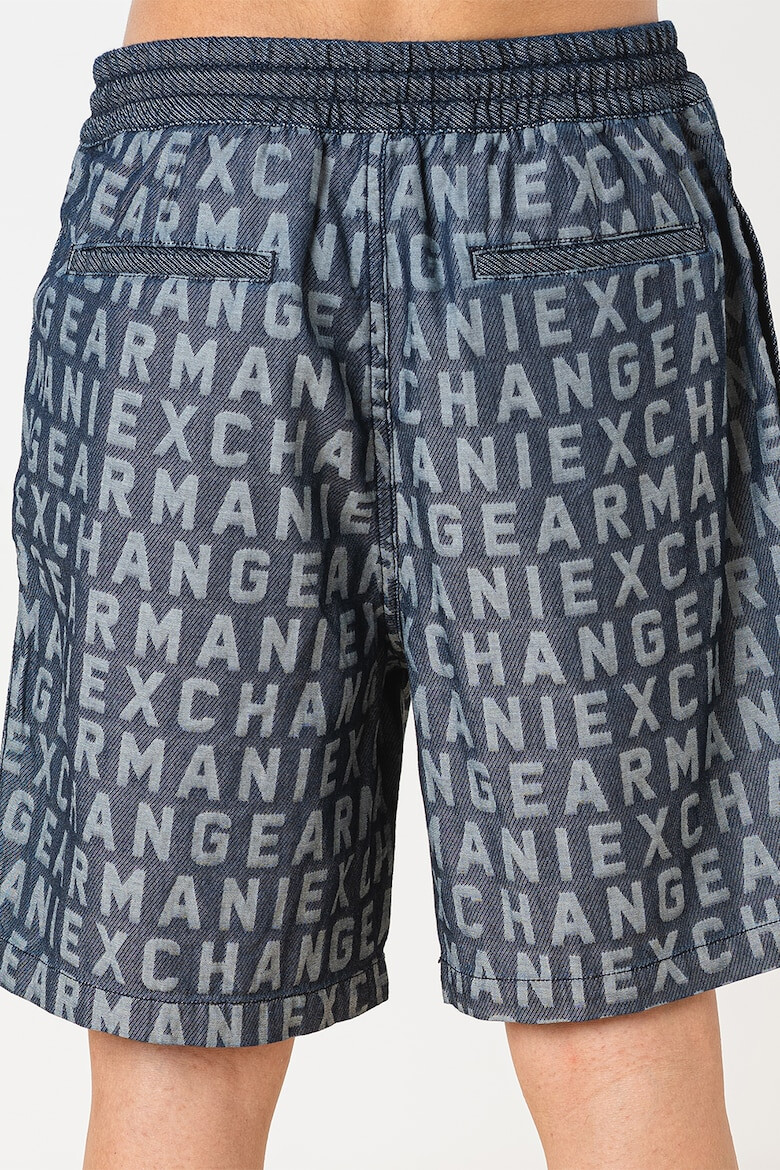 ARMANI EXCHANGE Десенирани бермуди с връзки - Pepit.bg
