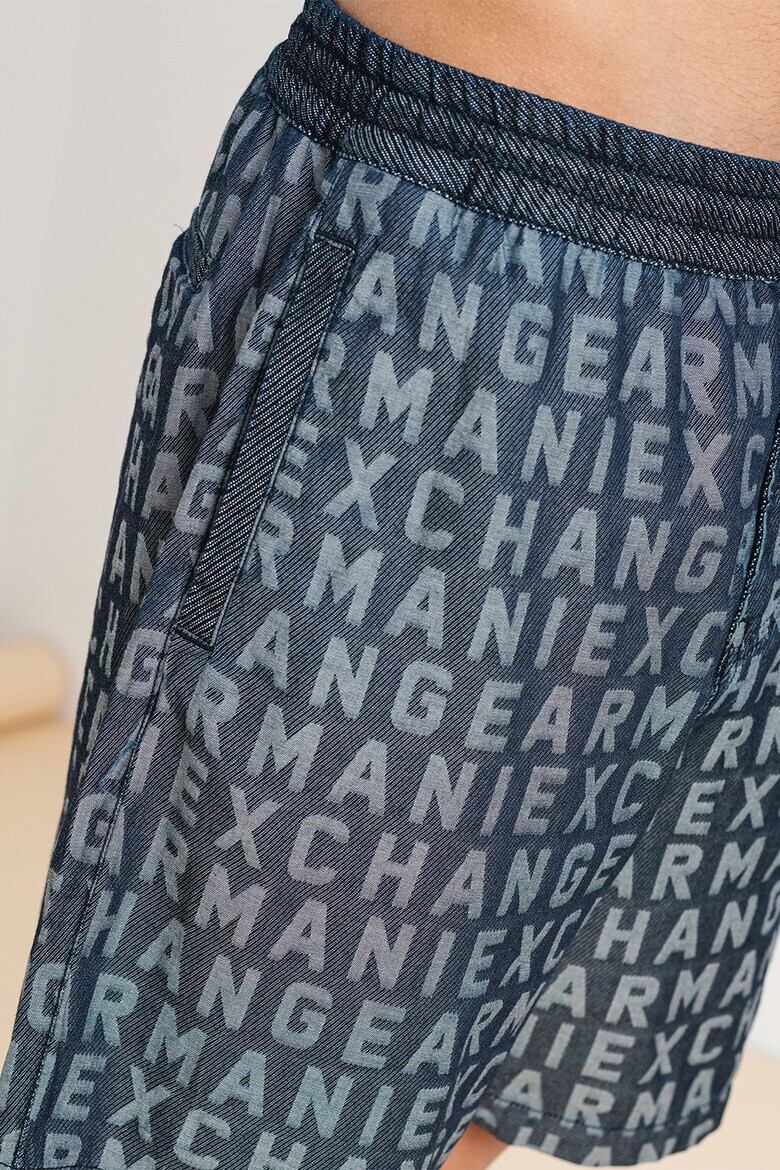 ARMANI EXCHANGE Десенирани бермуди с връзки - Pepit.bg