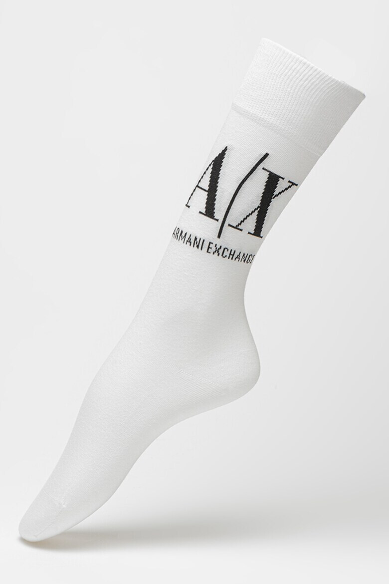 ARMANI EXCHANGE Дълги чорапи с лого - 1 чифт - Pepit.bg