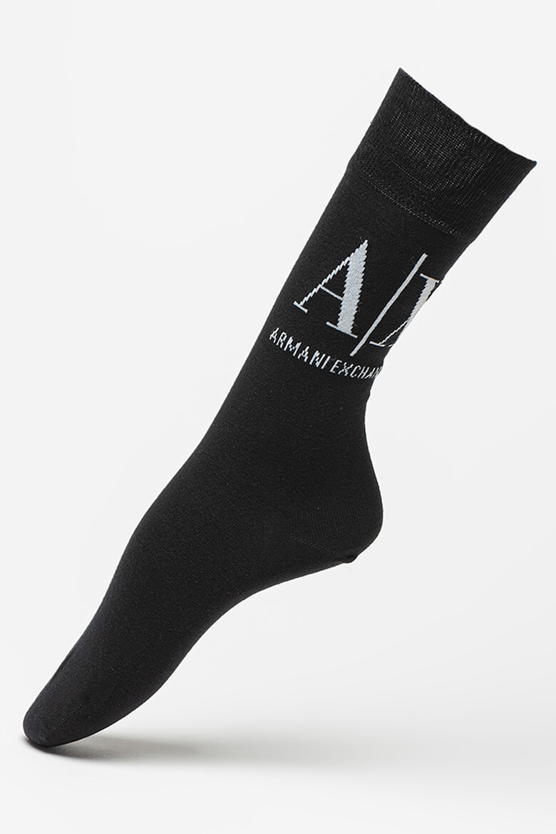 ARMANI EXCHANGE Дълги чорапи с лого - 1 чифт - Pepit.bg