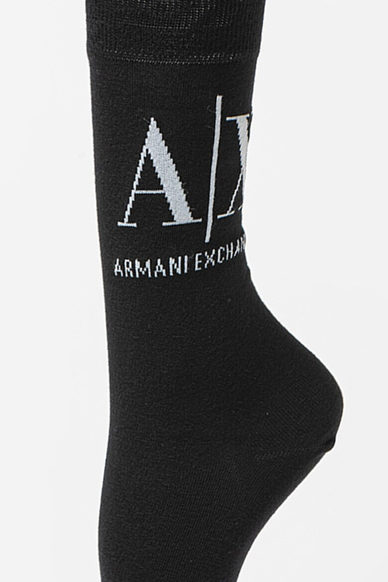 ARMANI EXCHANGE Дълги чорапи с лого - 1 чифт - Pepit.bg