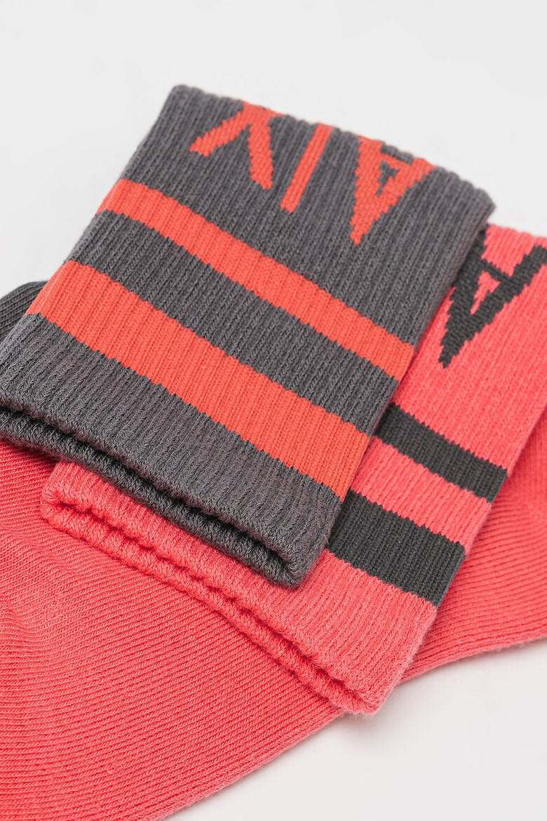 ARMANI EXCHANGE Дълги чорапи с лого - 2 чифта - Pepit.bg