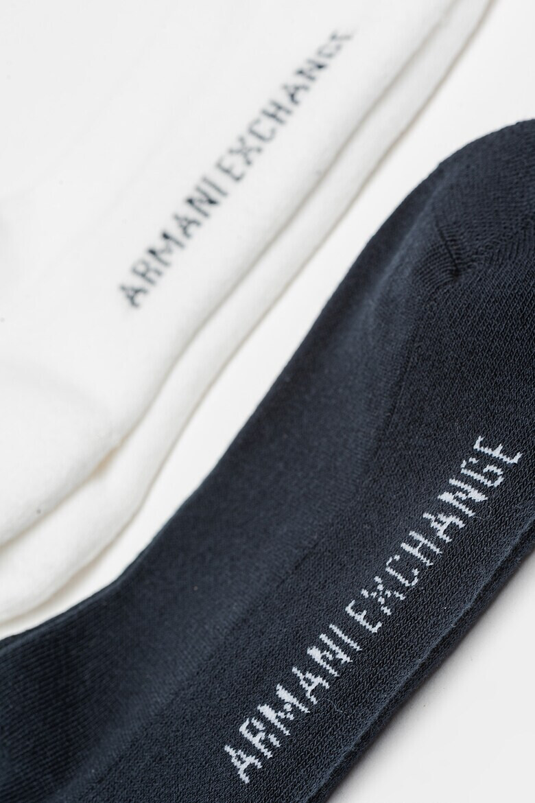 ARMANI EXCHANGE Дълги чорапи с лого - 2 чифта - Pepit.bg