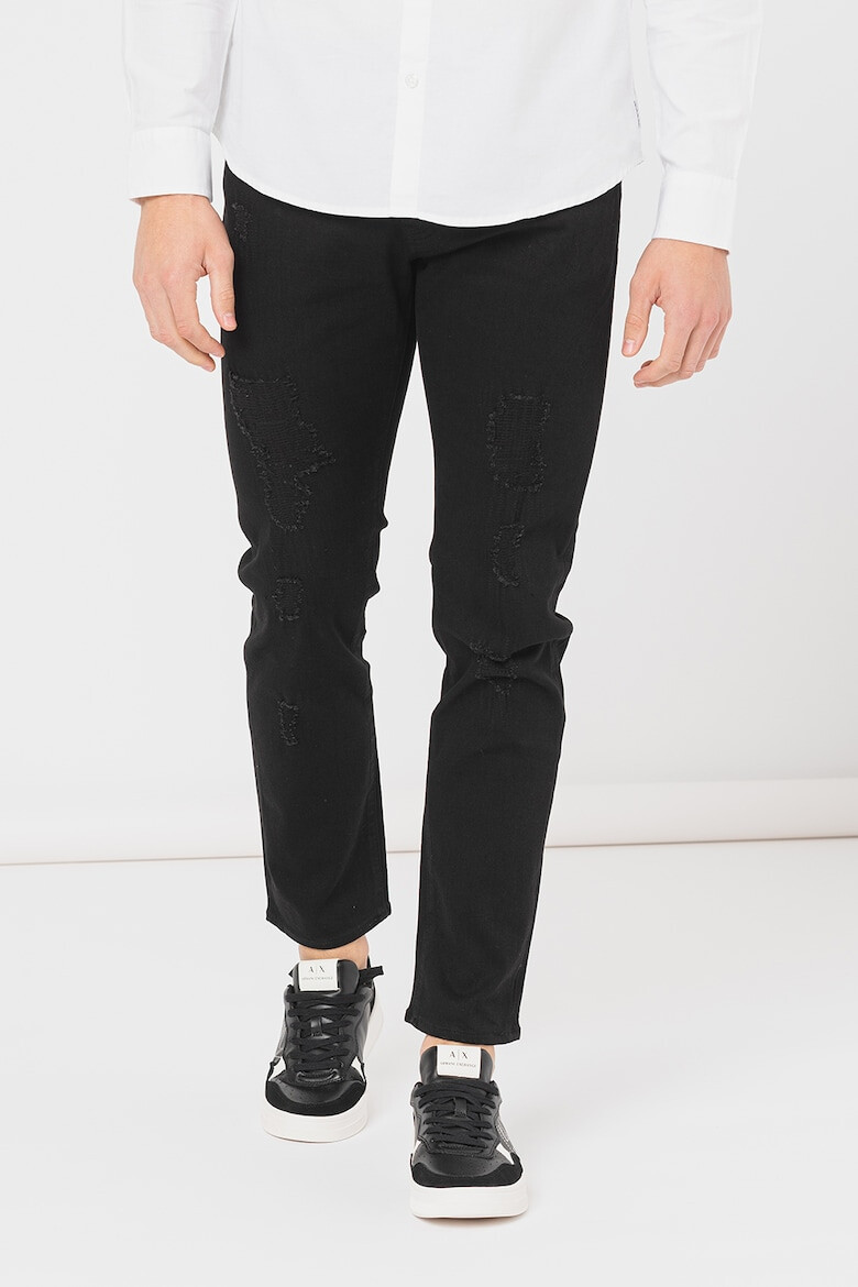 ARMANI EXCHANGE Дънки с протрити зони - Pepit.bg