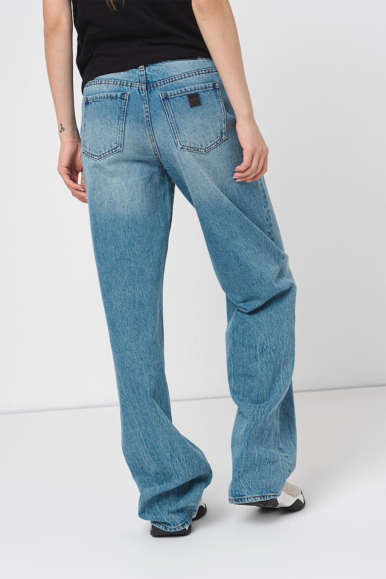 ARMANI EXCHANGE Дънки с широк крачол и лого - Pepit.bg